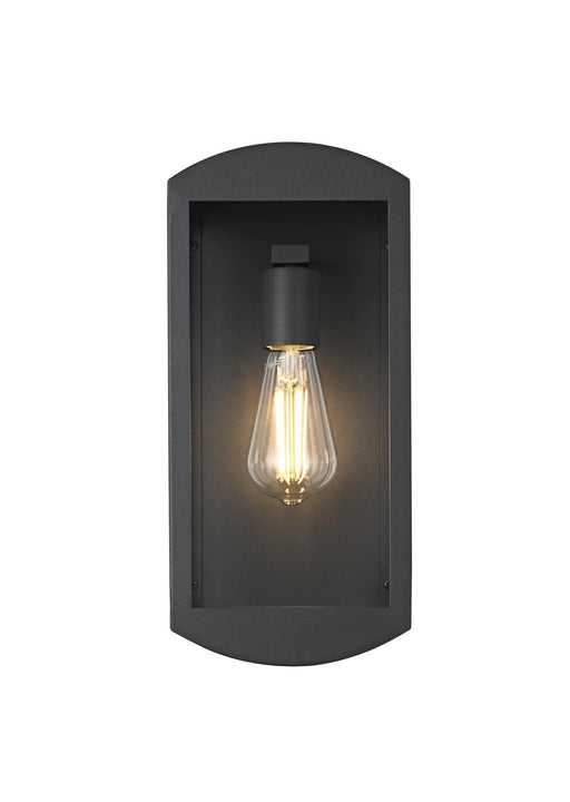 Elegant Lighting - OD410W14BK - One Light Outdoor Wall Sconce - Miles - Black