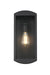 Elegant Lighting - OD410W16BK - One Light Outdoor Wall Sconce - Miles - Black