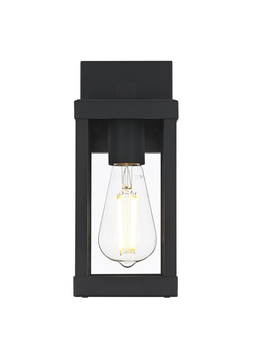 Elegant Lighting - OD413W11BK - One Light Outdoor Wall Sconce - Peter - Black