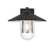 Elegant Lighting - OD416W10BK - One Light Outdoor Wall Sconce - Scott - Black