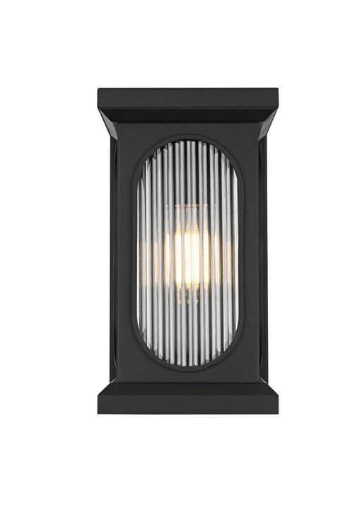 Elegant Lighting - OD417W14BK - One Light Outdoor Wall Sconce - Sevyn - Black