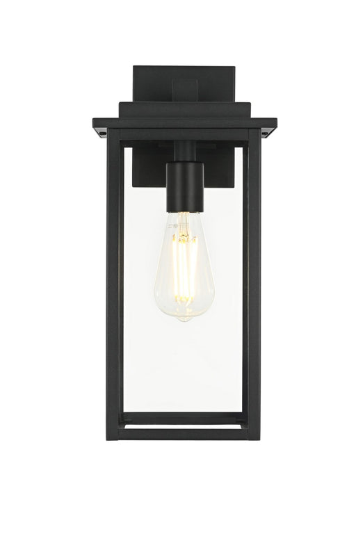 Elegant Lighting - OD50126W15BK - One Light Outdoor Wall Sconce - Kaysen - Black