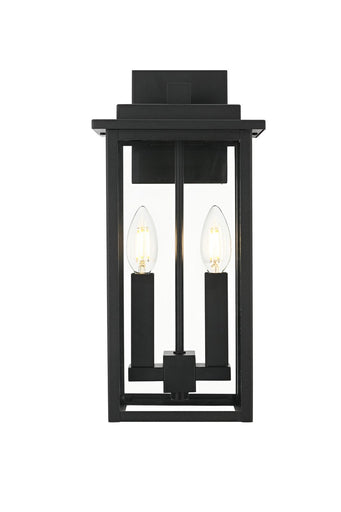 Kaysen Two Light Outdoor Wall Sconce Black
