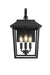 Elegant Lighting - OD502W17BK - Three Light Outdoor Wall Sconce - Riggs - Black