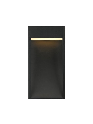 Adriel LED Outdoor Wall Sconce Black