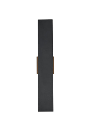 Waylen LED Outdoor Wall Sconce Black