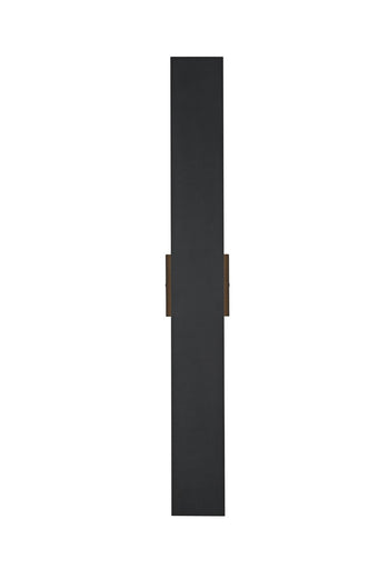 Waylen LED Outdoor Wall Sconce Black