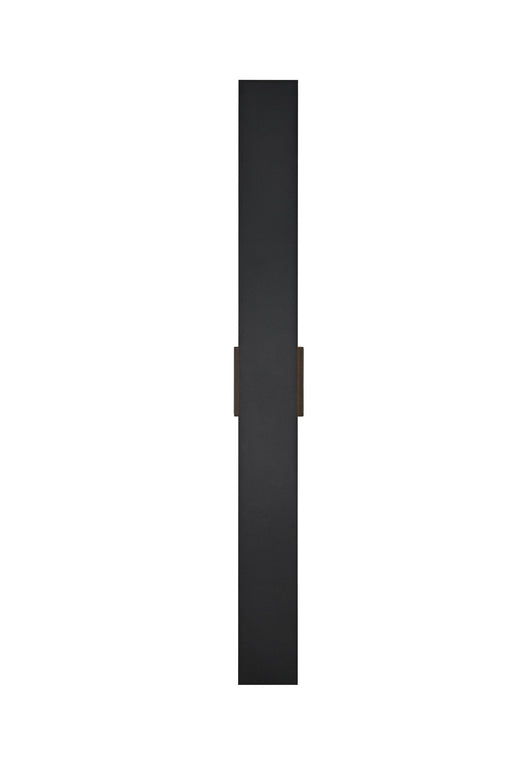 Elegant Lighting - OD506W40BK - LED Outdoor Wall Sconce - Waylen - Black