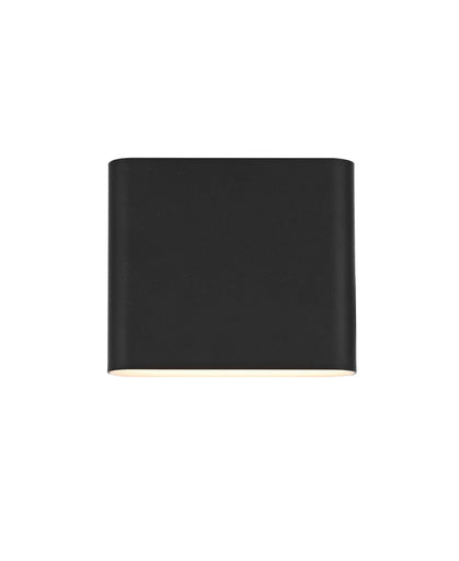 Clyde LED Outdoor Wall Sconce Black