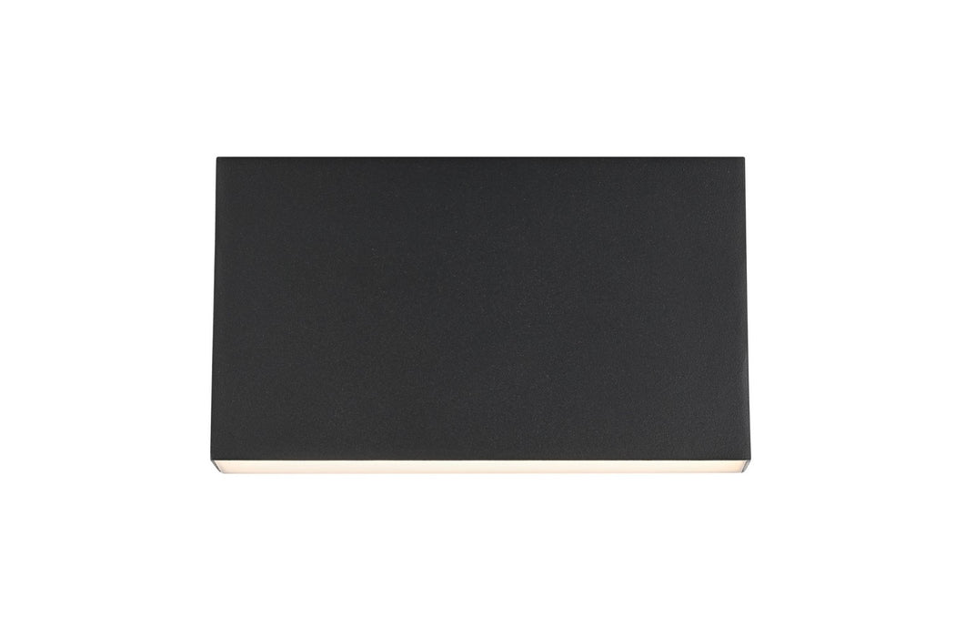 Elegant Lighting - OD508W8BK - LED Outdoor Wall Sconce - Colter - Black