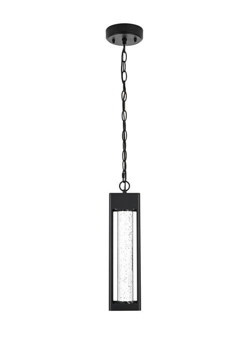 Elegant Lighting - OD604H15BK - LED Outdoor Pendant - Amaris - Black
