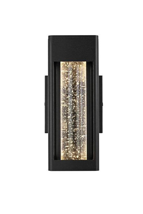 Elegant Lighting - OD604W10BK - LED Outdoor Wall Sconce - Amaris - Black