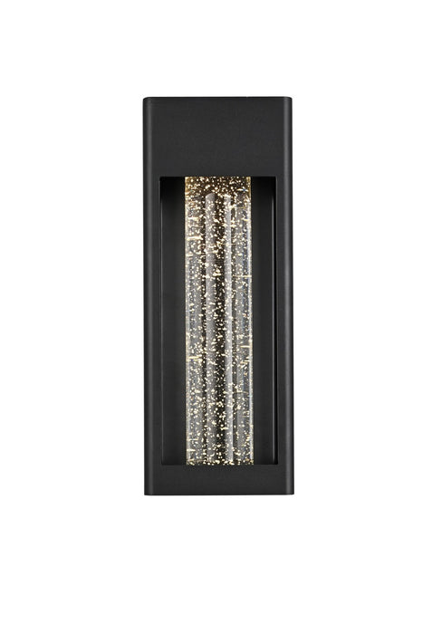 Elegant Lighting - OD604W15BK - LED Outdoor Wall Sconce - Amaris - Black
