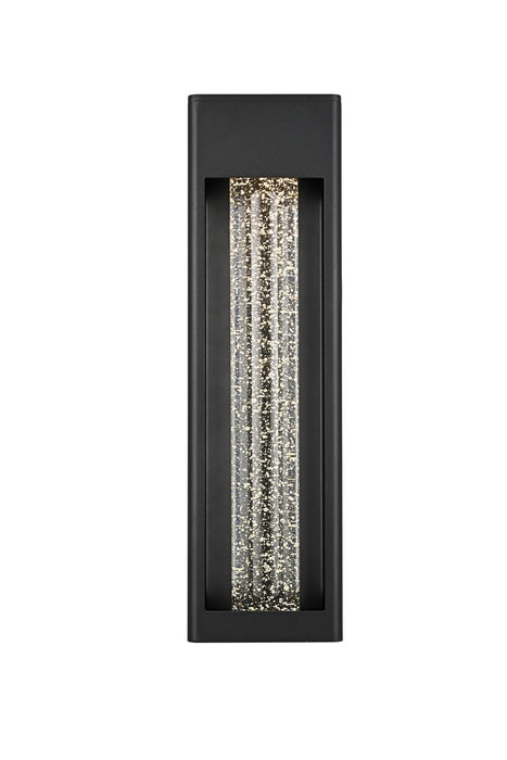 Elegant Lighting - OD604W19BK - LED Outdoor Wall Sconce - Amaris - Black