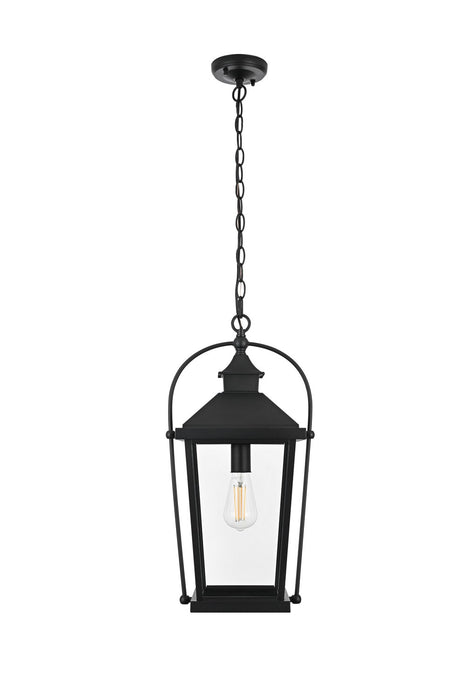 Elegant Lighting - OD605H20BK - One Light Outdoor Pendant - Luz - Black