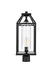 Elegant Lighting - OD606P21BK - One Light Outdoor Post Mount - Zora - Black