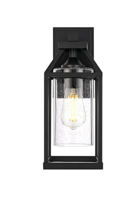 Elegant Lighting - OD606W14BK - One Light Outdoor Wall Sconce - Zora - Black