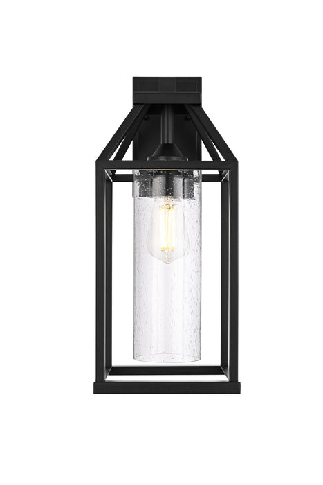 Elegant Lighting - OD606W19BK - One Light Outdoor Wall Sconce - Zora - Black