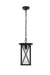 Elegant Lighting - OD607H14BK - One Light Outdoor Pendant - Jada - Black