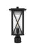 Elegant Lighting - OD607P16BK - One Light Outdoor Post Mount - Jada - Black