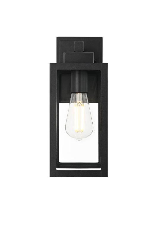 Elegant Lighting - OD608W13BK - One Light Outdoor Wall Sconce - Veda - Black