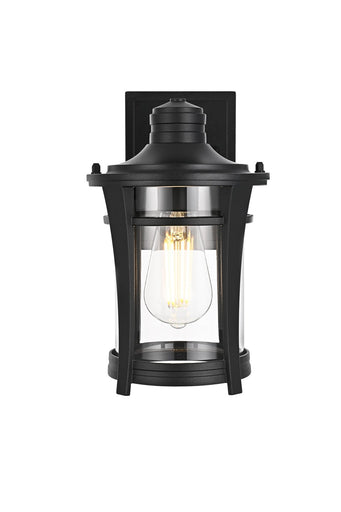 Artemis One Light Outdoor Wall Sconce Black