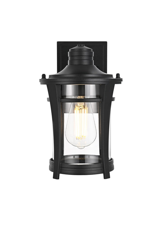 Elegant Lighting - OD609W11BK - One Light Outdoor Wall Sconce - Artemis - Black