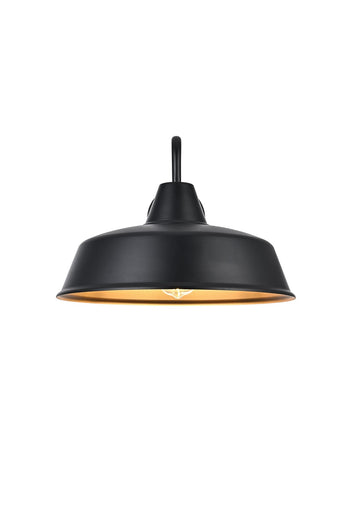 Tinsley One Light Outdoor Wall Sconce Black