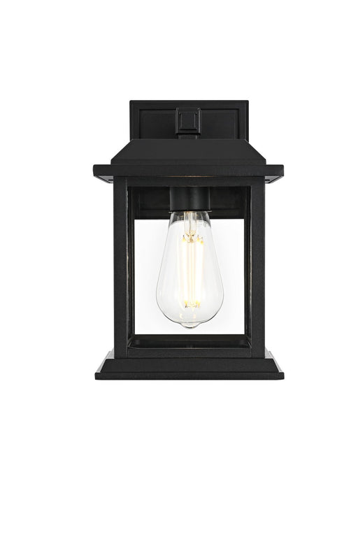 Elegant Lighting - OD611W10BK - One Light Outdoor Wall Sconce - Araceli - Black