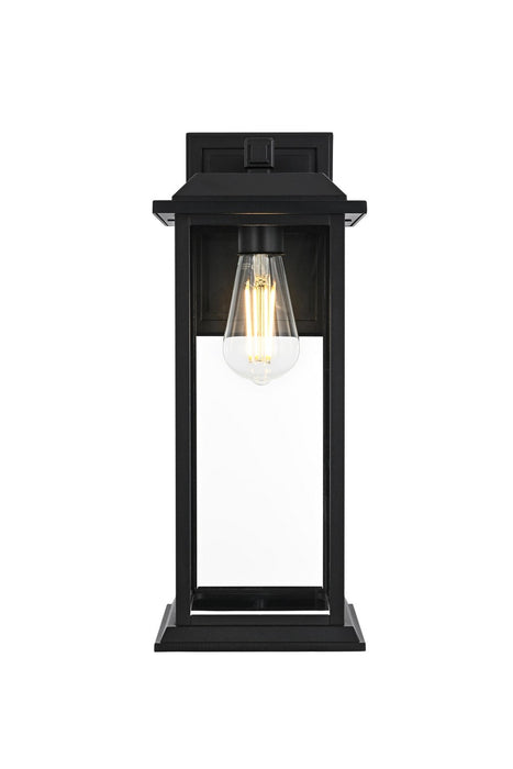 Elegant Lighting - OD611W17BK - One Light Outdoor Wall Sconce - Araceli - Black