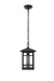 Elegant Lighting - OD613H11BK - One Light Outdoor Pendant - Harley - Black