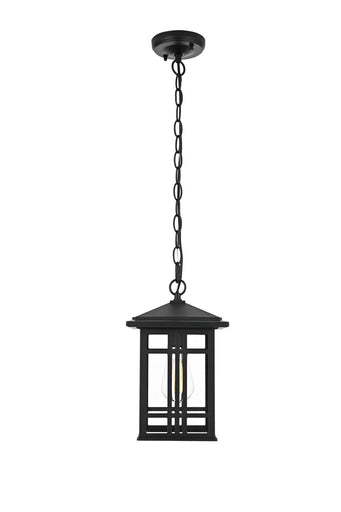 Harley One Light Outdoor Pendant Black