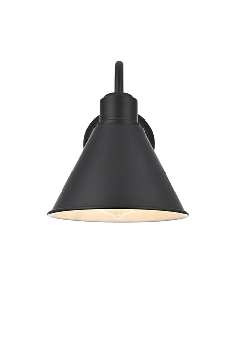 Elegant Lighting - OD803W10BK - One Light Outdoor Wall Sconce - Colton - Black