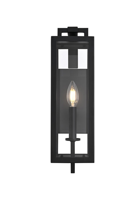 Elegant Lighting - OD809W17BK - One Light Outdoor Wall Sconce - Jairo - Black