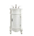 Elegant Lighting - VF10119AW-VW - Single Bathroom Vanity - Danville - Antique white
