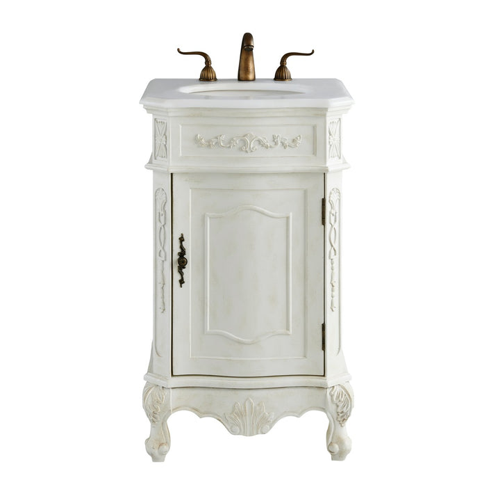 Elegant Lighting - VF10121AW-VW - Single Bathroom Vanity - Danville - Antique white