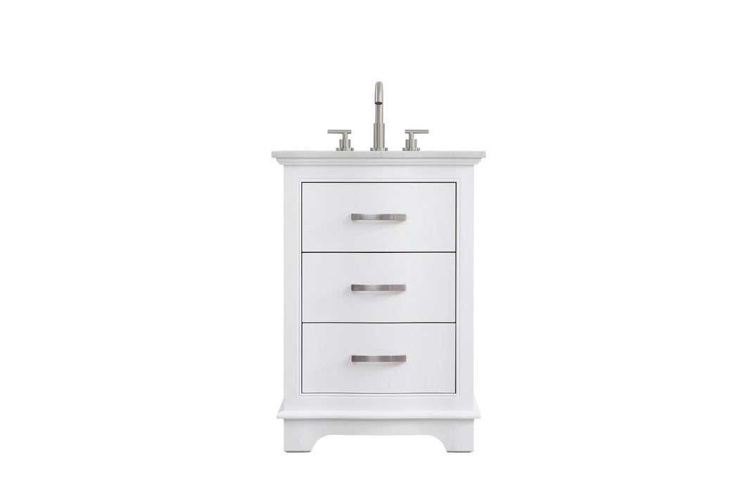 Elegant Lighting - VF10224WH - Bathroom Vanity - KNOX - White
