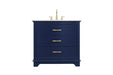 Elegant Lighting - VF10236BL - Bathroom Vanity - KNOX - Blue