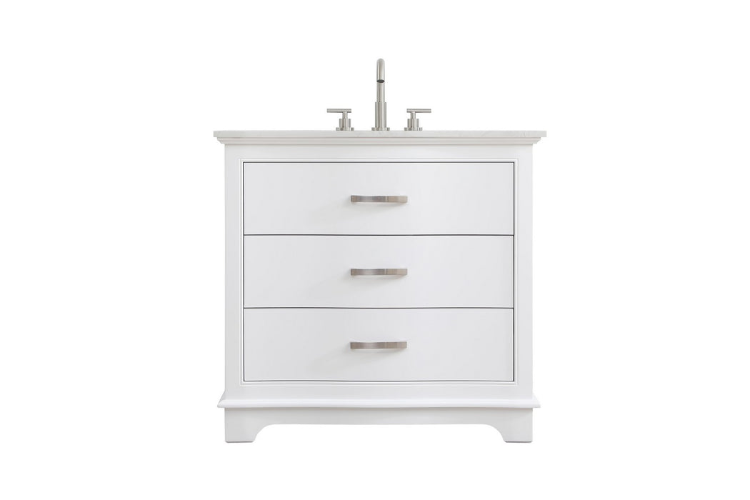 Elegant Lighting - VF10236WH - Bathroom Vanity - KNOX - White