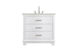 Elegant Lighting - VF10236WH - Bathroom Vanity - KNOX - White