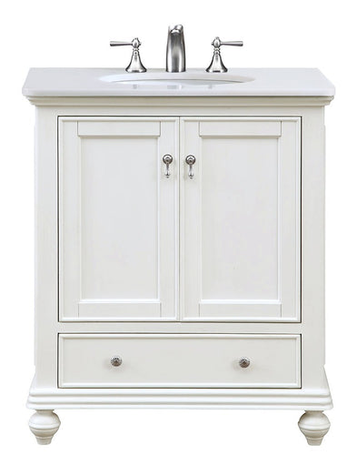 Otto Single Bathroom Vanity Antique white