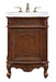Elegant Lighting - VF-1031-VW - Single Bathroom Vanity - Berkshire - Brown