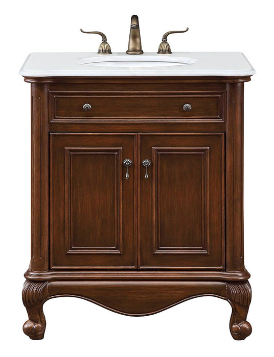 Elegant Lighting - VF-1032-VW - Single Bathroom Vanity - Berkshire - Brown