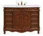 Elegant Lighting - VF-1040-VW - Single Bathroom Vanity - Bordeaux - Brown