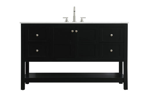 Theo Bathroom Vanity black