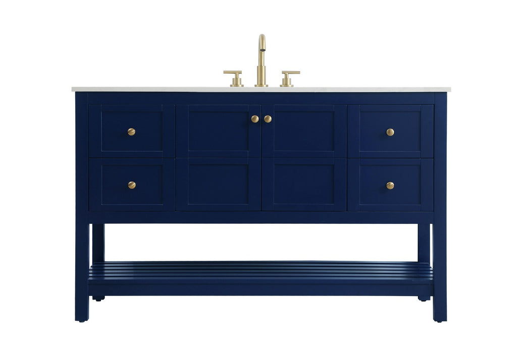 Elegant Lighting - VF16454BL - Bathroom Vanity - Theo - blue