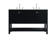 Elegant Lighting - VF16454DBK - Bathroom Vanity - Theo - black