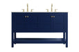 Elegant Lighting - VF16454DBL - Bathroom Vanity - Theo - blue