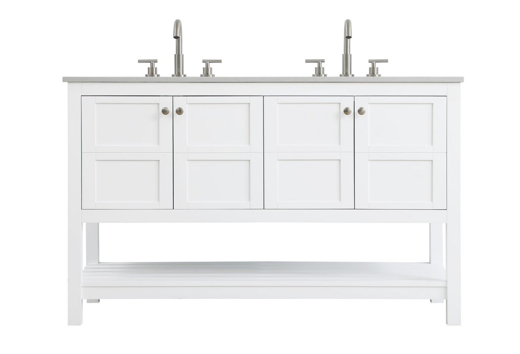 Elegant Lighting - VF16454DWH - Bathroom Vanity - Theo - white