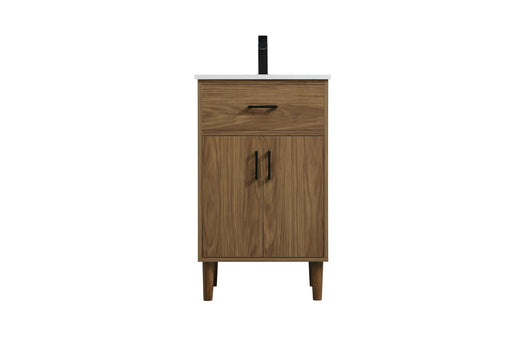 Chandler Bathroom Vanity Walnut Brown